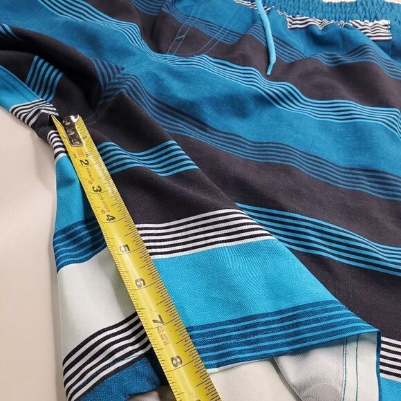 NEW L NIKE REPEL BOARD SWIMMING SWIM TRUNKS BLUE BLACK SHORTS MEN'S LARGE NWT - Picture 4 of 16